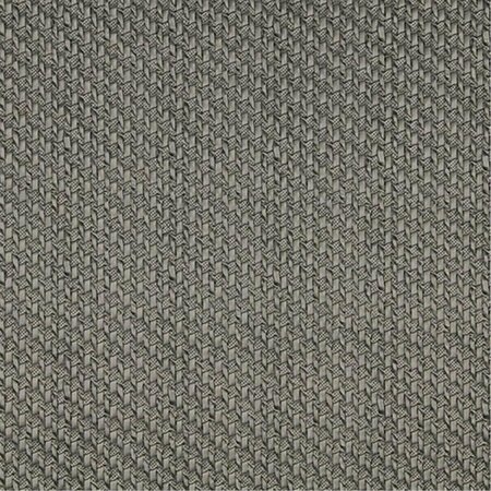 FINE-LINE 54 in. Wide Silver- Metallic Cross Hatch Upholstery Faux Leather - Silver FI2940935
